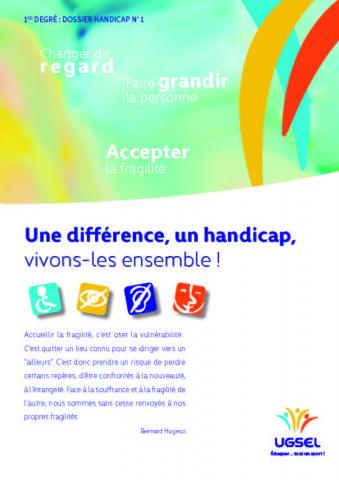 « Une différence, un handicap, vivons-les ensemble ! »